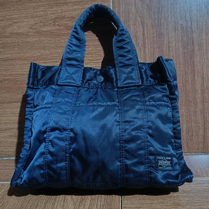 PORTER TANKER TOTEBAG BLUE