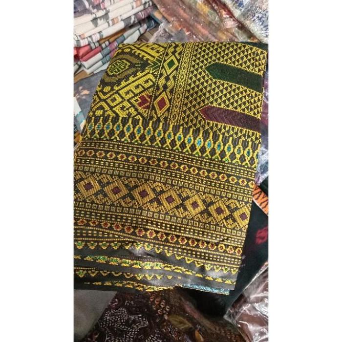 NEW SONGKET TENUN LOMBOK SATU SET DENGAN SELENDANG