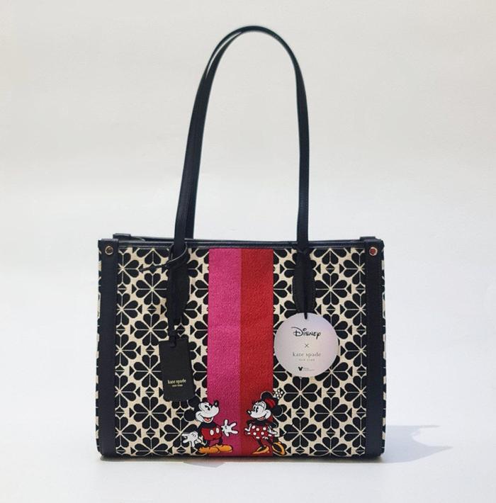 KS X Disney Market Medium Tote Bag Flower Jacquard