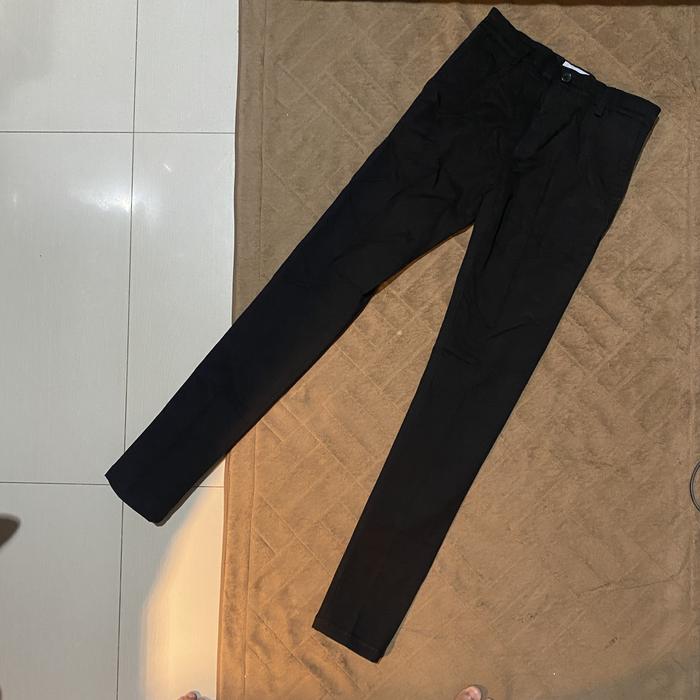 Celana Panjang Chino MALE.ID Slim Fit - Black - Size 28