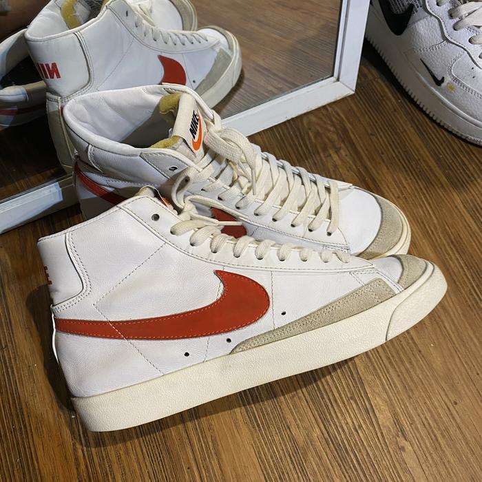 Nike Blazer Mid 77 vtg white red original - sneakers second market