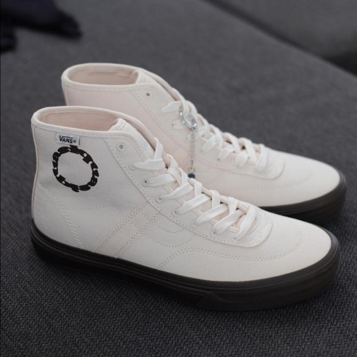 VANS CROCKETT HIGH DEC QUASI WHITE ORIGINAL 100% - BNIB