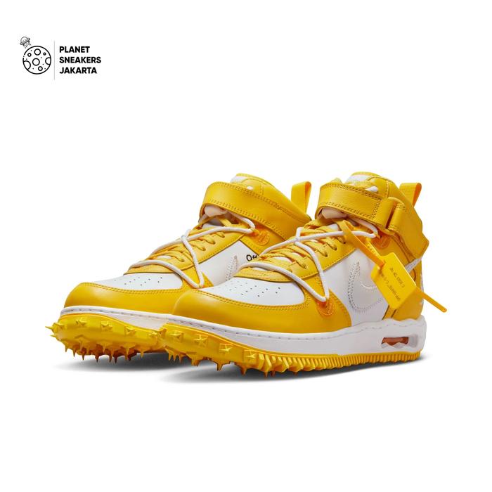 Nike Air Force 1 Mid x Off White "White Varsity Maize" (BNIB) Original