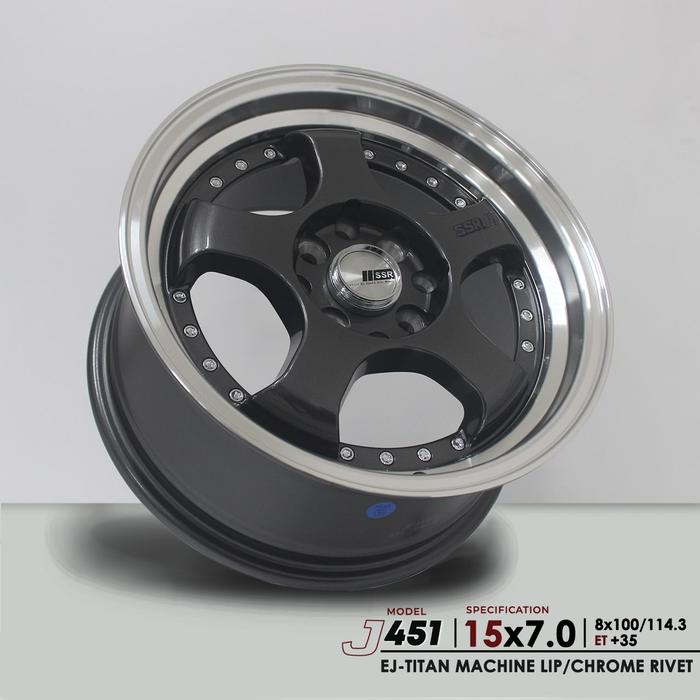 velg mobil J451 15X7 8X100-114.3 35 EJ TITAN/ML