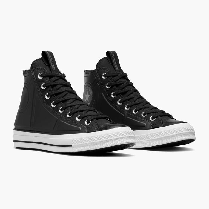 Converse Chuck Taylor 70s High Monochrome Black White/White White/Full White Original Resmi