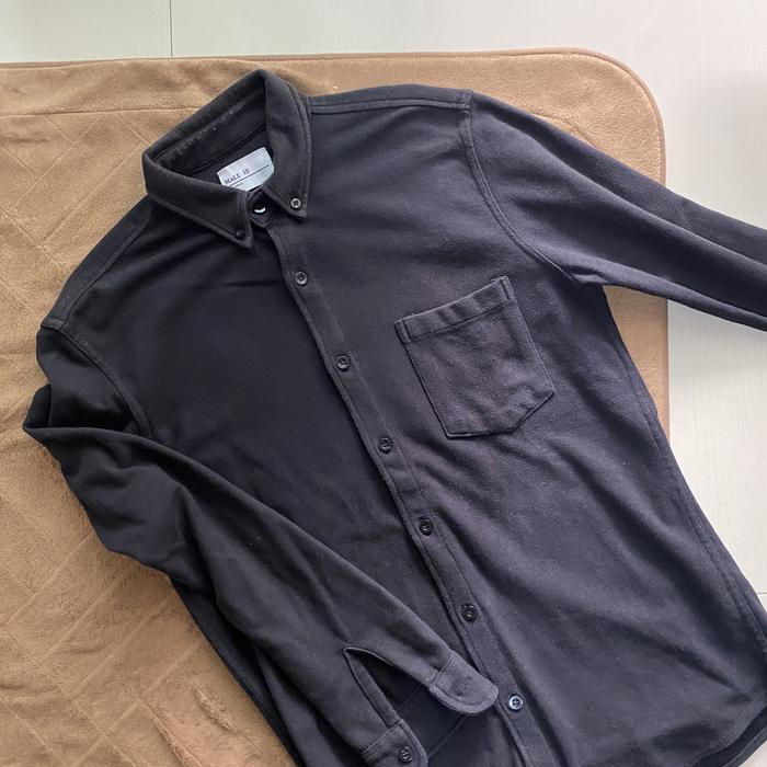 Kemeja MALE.ID Lengan Panjang - Black - Size M