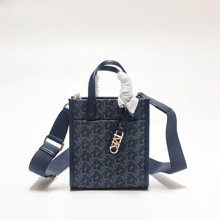 MK Gigi XS Shopper Tote Crossbody Admiral Pale Blue