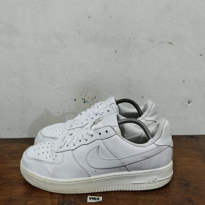 sepatu second ori nike af1 low full white size 42