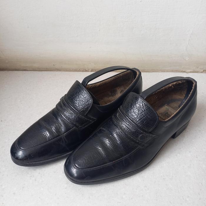 Sepatu Kulit Pria LEONARDO Pemakaian 40% [Preloved]
