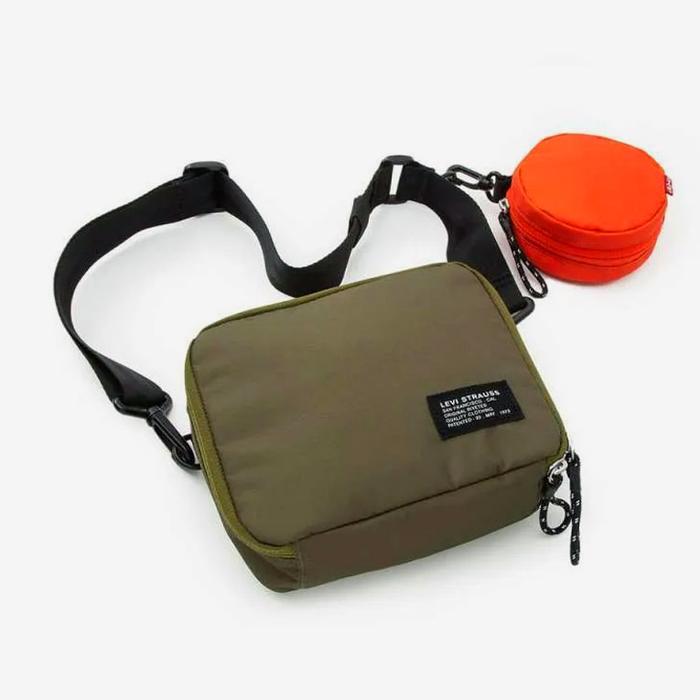 Tas Levis Modular Crossbody Sling Bag Unisex Olive ORIGINAL