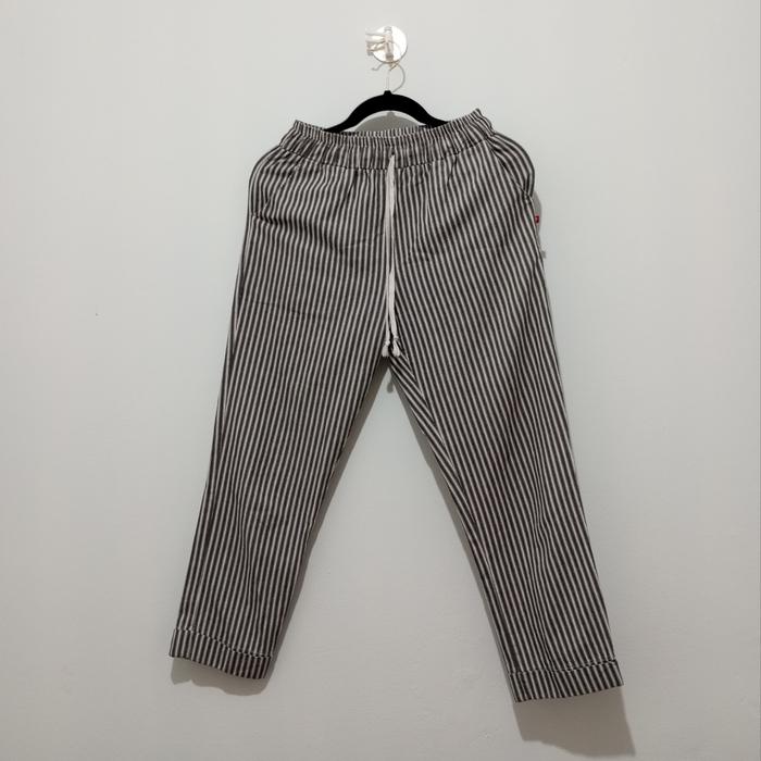 Preloved Celana bahan panjang/garis-garis