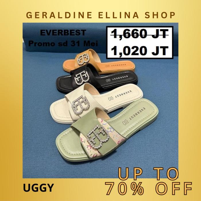 SANDAL EVERBEST WANITA SERI UGGY ORIGINAL 100%