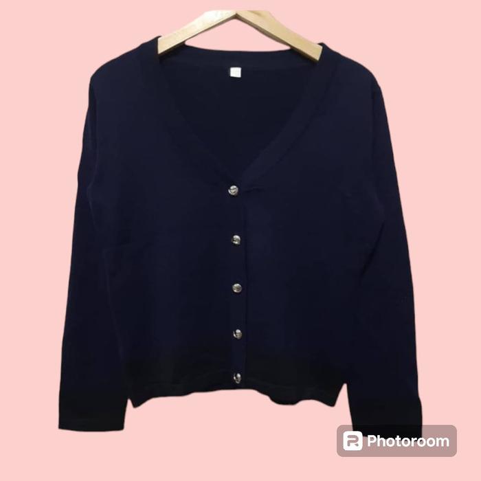 CARDIGAN ACADEMIA BLUE BLACK PREMIUM