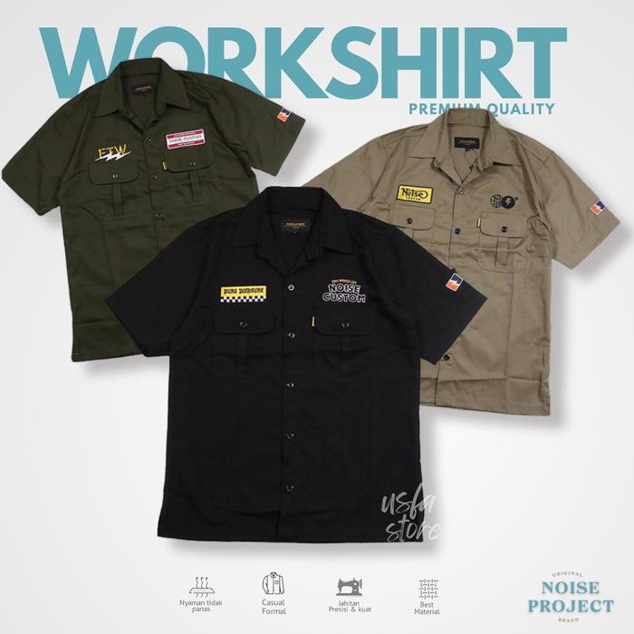 kemeja workshirt original