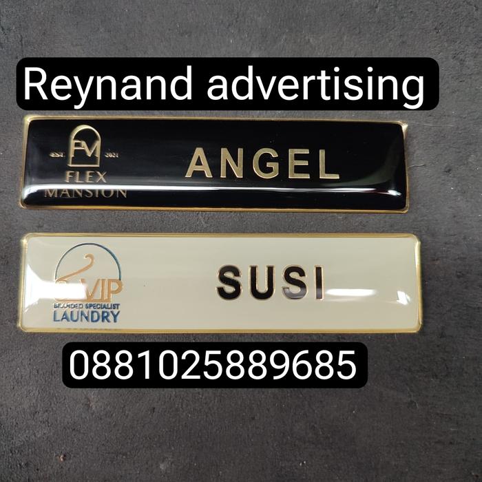 pin nama dada magnet