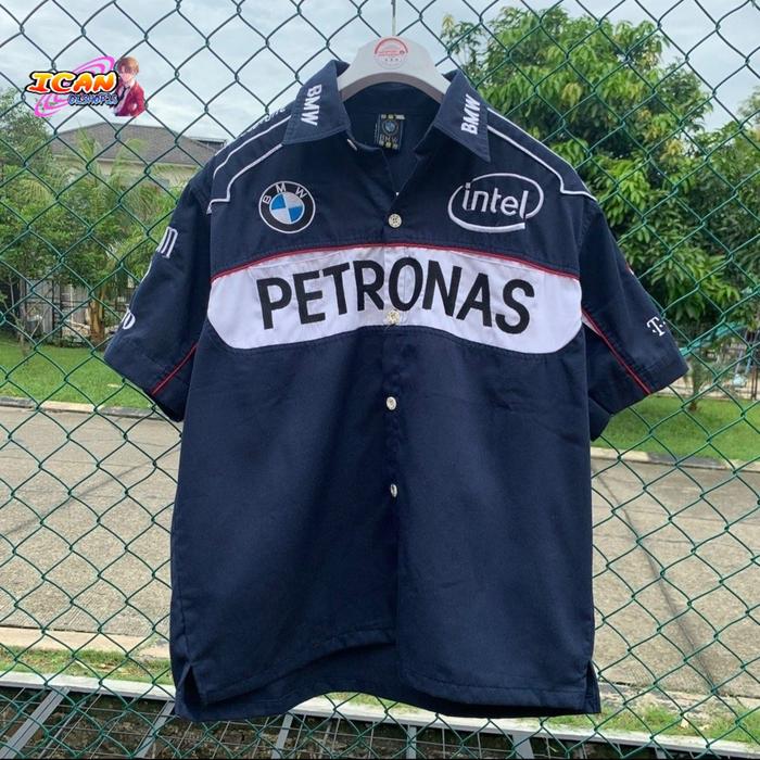 Workshirt BMW Sauber F-1 Team Vintage Official Original Merchandise Rare Boxy Cut Klasik