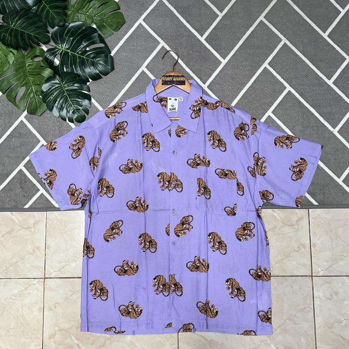 X Girl Kemeja Hawai | XGirl | X Girl Kemeja Katun | Kemeja Hawaii | Kemeja Motif Macan