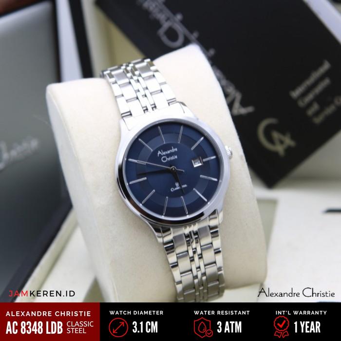 Jam Tangan Wanita Alexandre Christie 8348 AC8348 AC 8348 LD Original