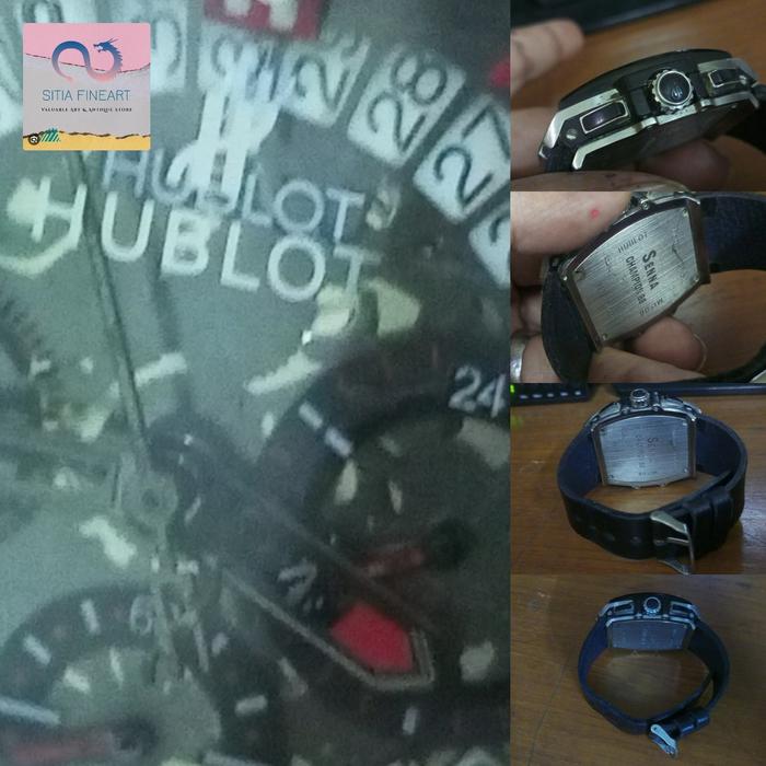 Jam tangan sporty cakep HUBLOT CHRONO