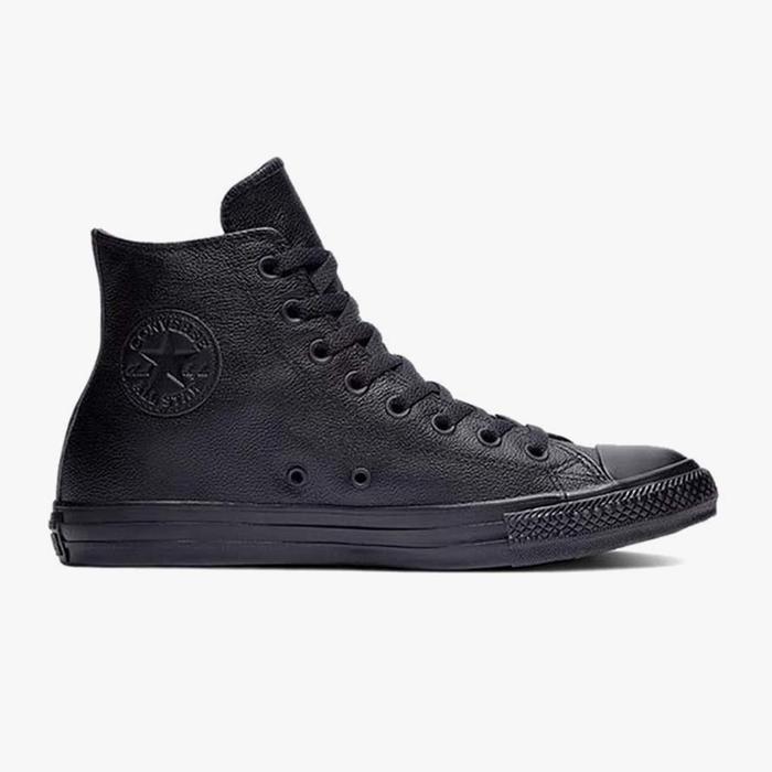 Converse CT All Star Leather High Full Black Original Resmi