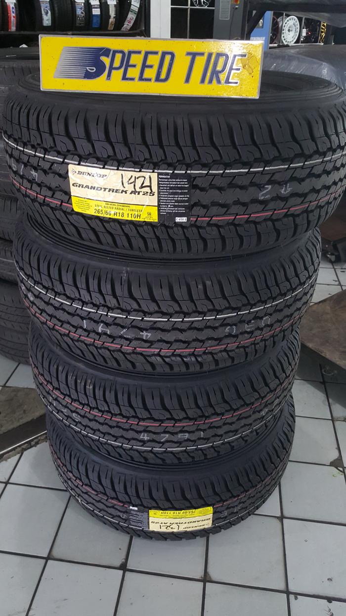 Ban Mobil 265/60 R18 Dunlop Grandtek AT 25 Pajero Sport Fortuner R18