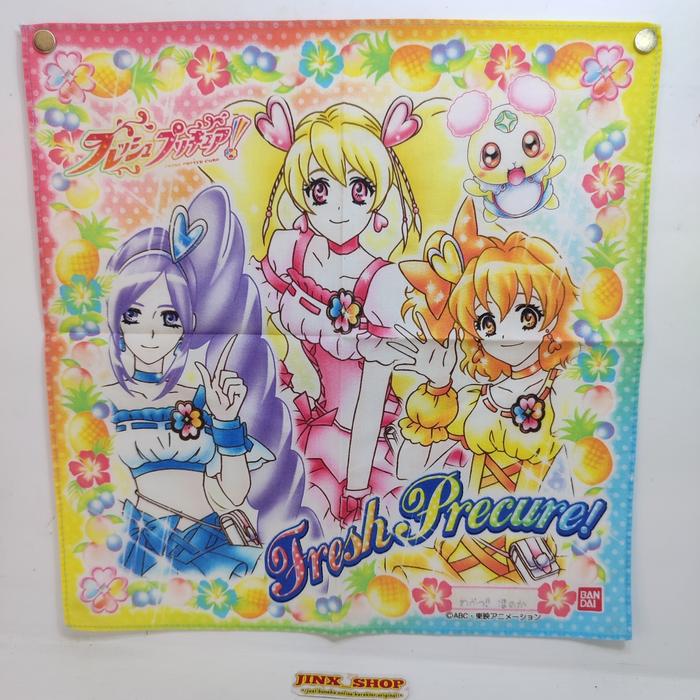precure prettycure fresh precure sapu tangan preloved 30x30cm