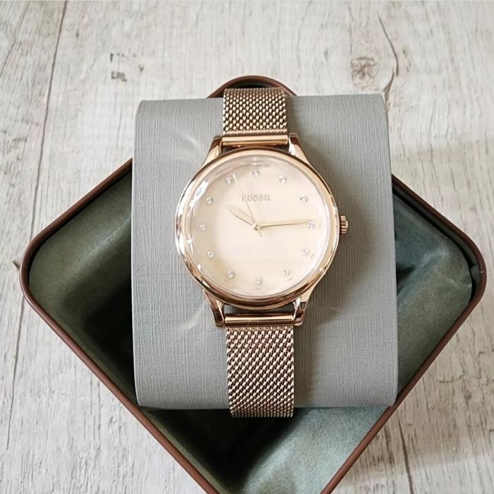 jam tangan wanita fossil bq3392 watch ej