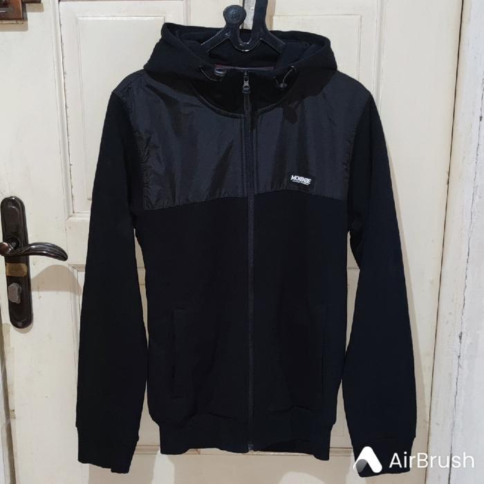 jaket hoodie pria zipper mckenzie