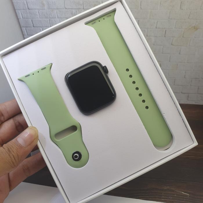 Jam tangan smartwatch t500 hijau muda