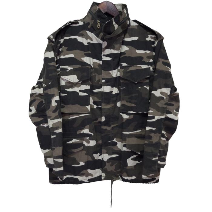 Jacket Tentara Loreng Model Klasik Korea Army Field Jaket 80's Jumbo