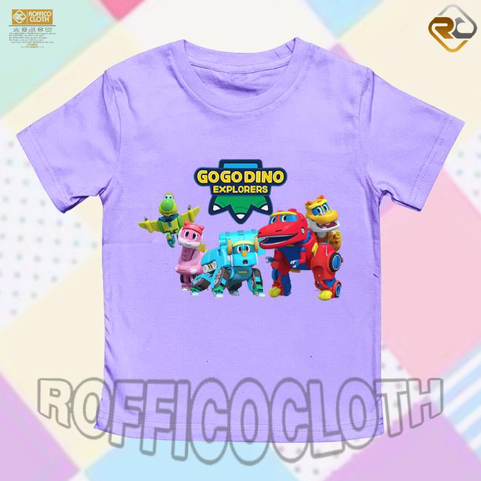 BAJU ANAK KAOS ANAK Gogodino Go Go Dino EXPLORERS REX TOMO VIKI PING LOCKY POKEY ANKY PERRY STORM 03