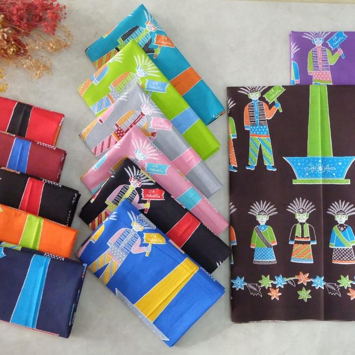 batik ondel2 betawi