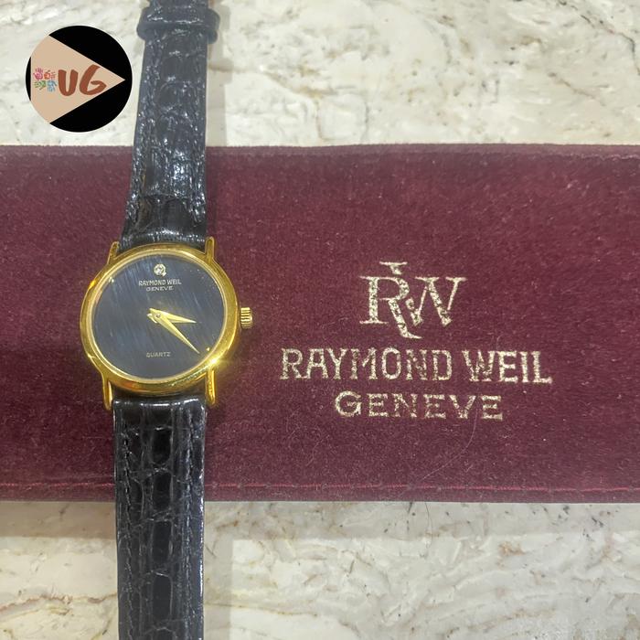 Jam Tangan Wanita Original Raymond Weil 18K Gold Vintage Swiss