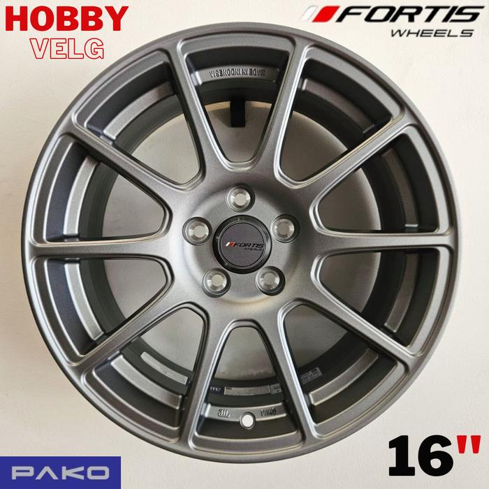 VELG MOBIL ORIGINAL PAKO RCX R16 x 7 5H 100 ET 40 MAGNESIUM SILVER for NEW AVANZA, NEW XENIA, SIENTA