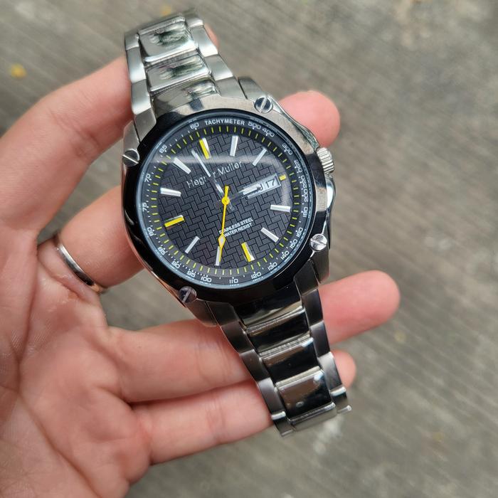 preloved jam tangan pria hegner muller