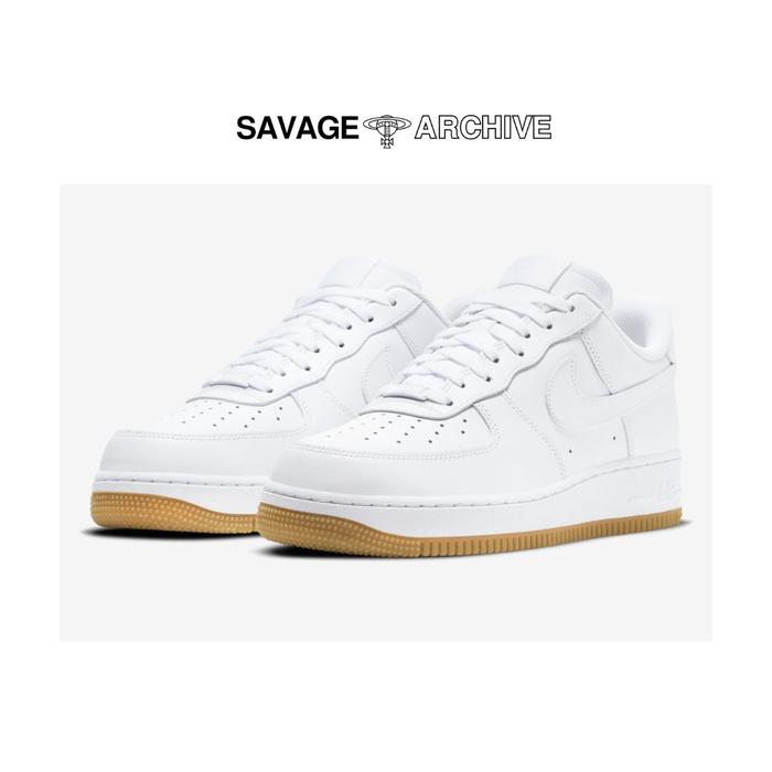 Nike Air Force 1 '07 White Gum Brown Bottom