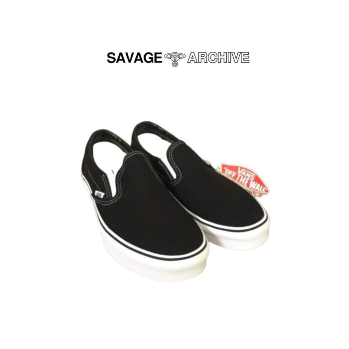 VANS SLIP ON BLACK CLASSIC (SEPATU VANS SK 8 HIGH) VAULT OG FOG PRO