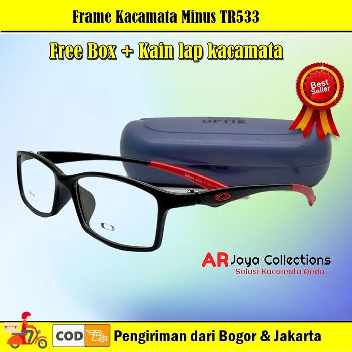 Frame Kacamata minus 0X TR 533 GRATIS lensa minus