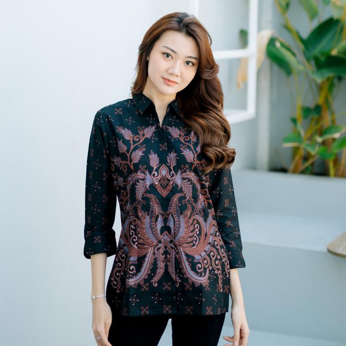 My Aksa Batik Wanita Blouse Emma Edrick