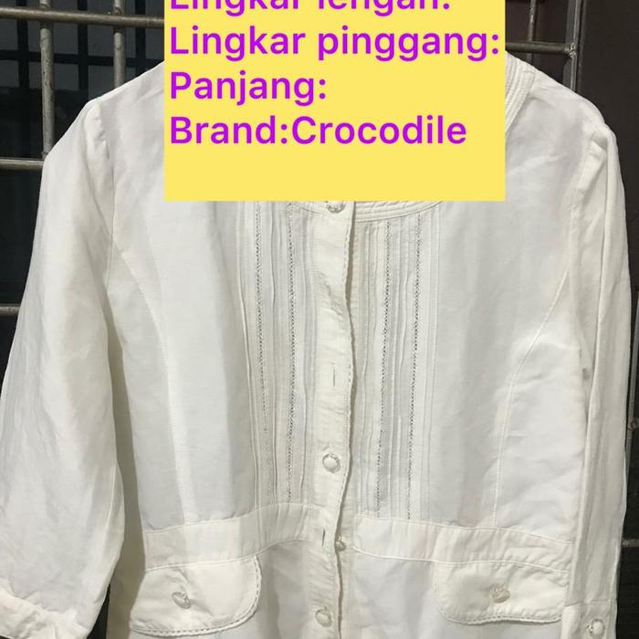 Kemeja putih Crocodile