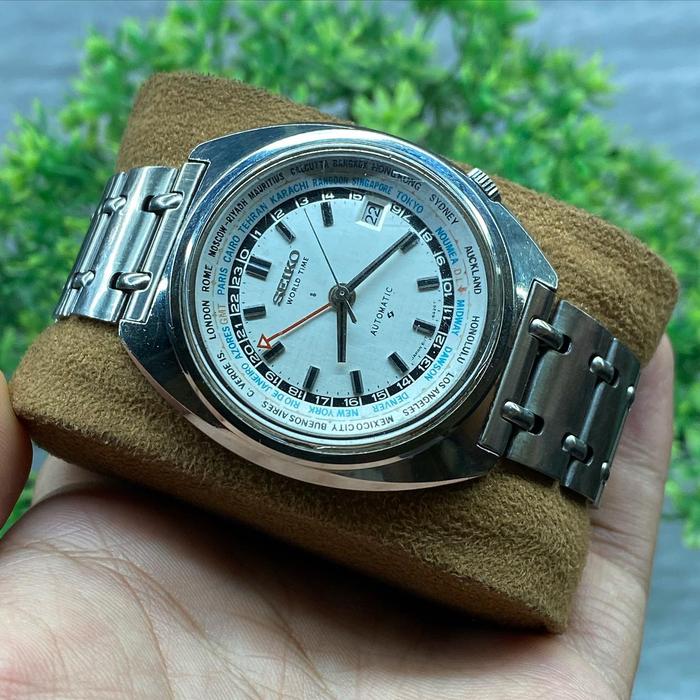Seiko Vintage 6117-6400 World Time GMT Automatic 41mm