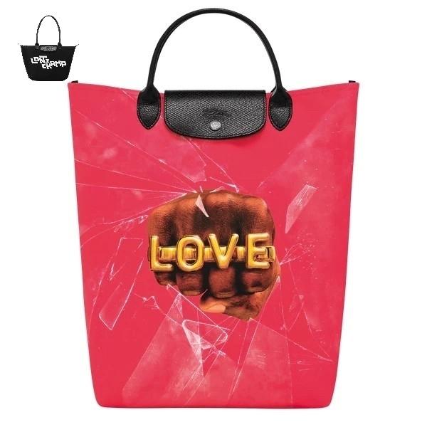Lc x ToiletPaper M Tote Bag / Red