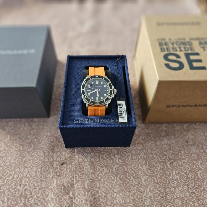 SOLD OUT!! Spinnaker Hull Diver Black Dial Not Seiko, Casio, atau Citizen