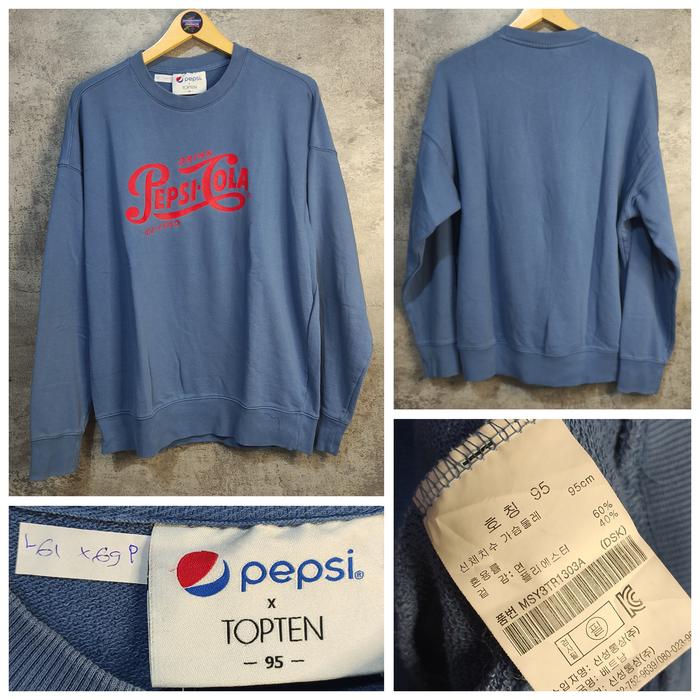 crewneck Pepsi cola x Topten