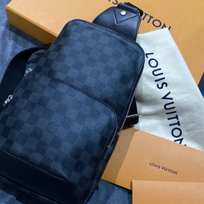 Louis Vuitton Avenue Sling Bag Damier Graphite Canvas - N41719