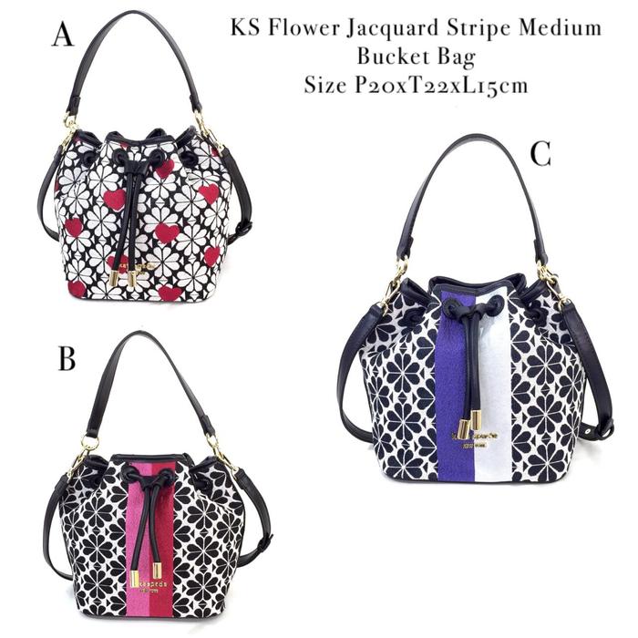 KS Flower Jacquard Stripe