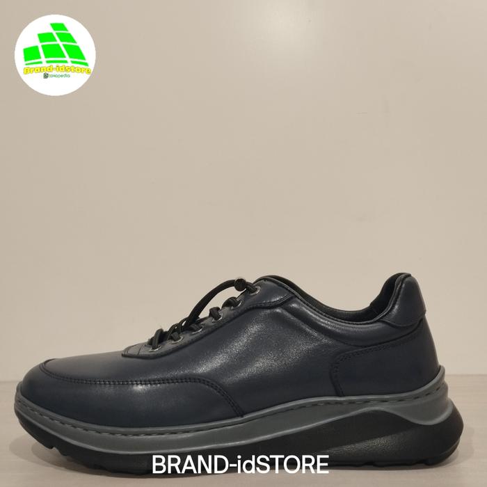 Andrew Original W B-009-16 Sepatu Casual Pria 100% Kulit Asli Navy