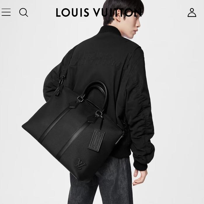 Tas slempang pria LV Louis Vuitton Lock it tote