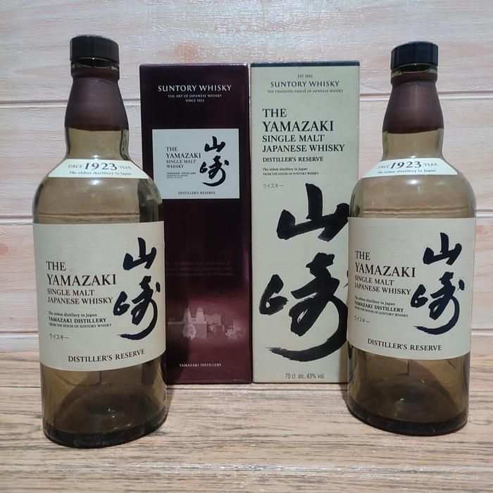 botol bekas yama zaki sontory whisky