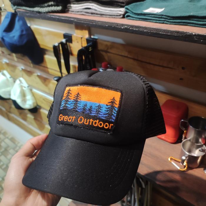 Topi Trucker Patch Outdoor great outdoor